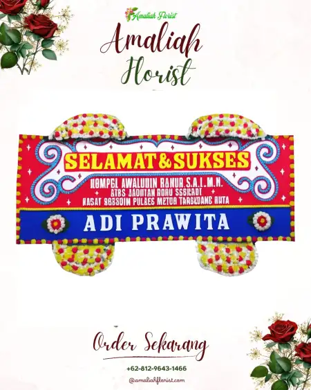 Papan Bunga Ucapan Selamat Duduksampeyan